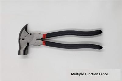 China Nonslip Handle 25.4cm Electric Fence Tools Hammer Head Pliers Iso19001 for sale