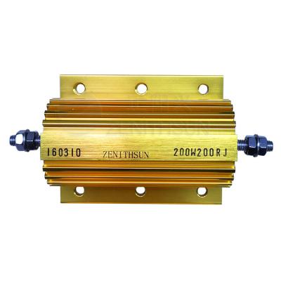 中国 200Wアルミニウムはコンデンサー充満のための巻線導かれた負荷抵抗器を収納した 販売のため