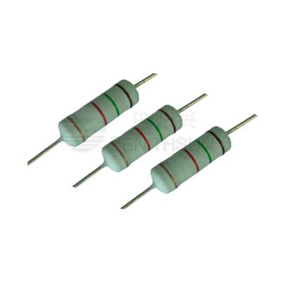 China 1/4W 10W Metal Oxide Fixed Film Resistor Axial Through Hole for sale