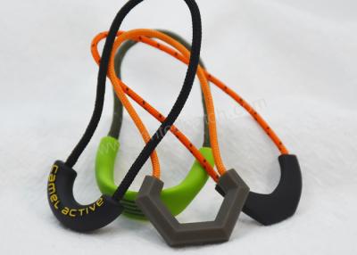 China OEM ODM Rubber Zipper Puller 2 Colorways Slider Puller for sale