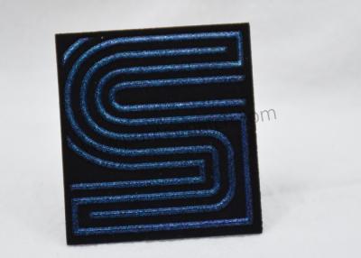 China High Frequency 1mm TPU Embossed Patches OEKO Sew On Leather Patches for sale