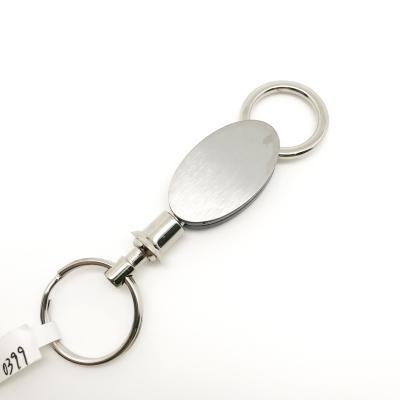 China Plastic Metal Keychain Holder with 500 Pieces Minimum Order Quantity Required for sale
