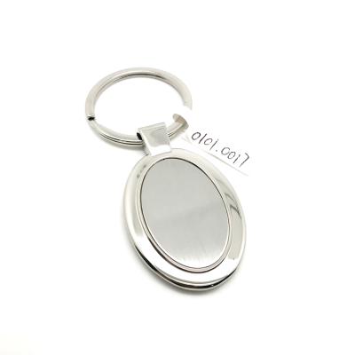 China Zinc Alloy Metal Keychain Holder for Silver Keychains and Long-Lasting for sale