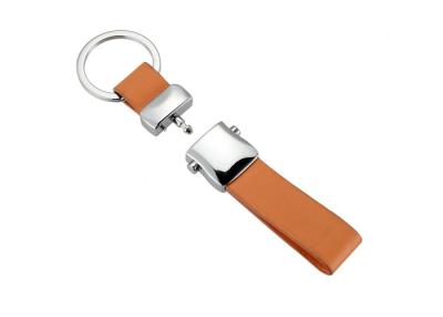 China Removable Colorful Mini Key Holder 9mm Personalised Leather Keyring for sale