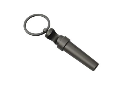 China IMEGA Black Metal Bottle Opener Laser Engraving Wine Corkscrew Keychain for sale