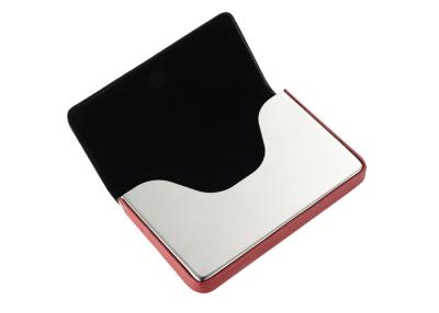 China Magnetic Debossing Closure Pu Card Case Aluminum Business Card Holder Digital Printing for sale