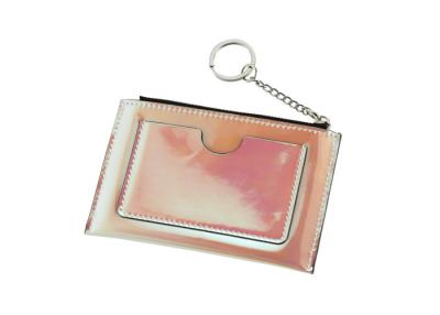 China Hot Stamping Leather Credit Card Holder Womens Debossing Jelly Color for sale