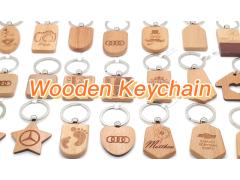 Personalized Wooden Keychains Customized Sublimation Wooden Keyring