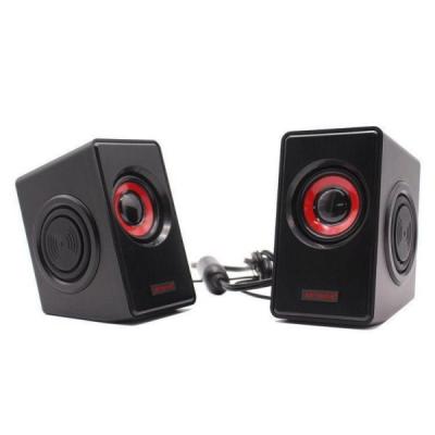 China 100HZ-18KHZ Desktop Digital Multimedia Speaker 2.0 Powered By USB Loudspeaker 3.5mm for sale