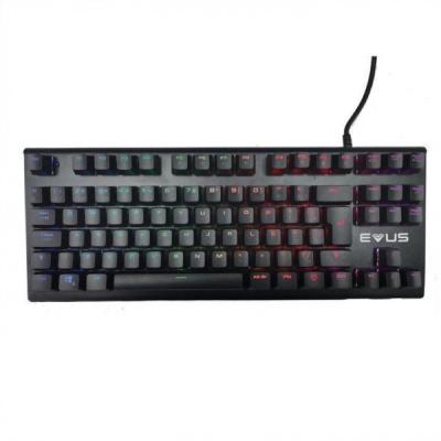 China Wireless Mechanical 87 Keyboard Mouse RGB Backlit Wired Antidust For Typewriter for sale