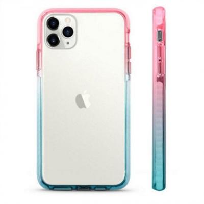 China Hard TPU TPE PC Gradient Mobile Protector Cover Case Back Panel With Painting for sale