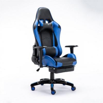 China Office Ergonomic Adjustable Swivel Gaming Chair With Footrest Recliner for sale