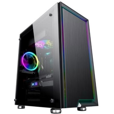 Κίνα X3303 ελαφριά RGB αναπνοή των οδηγήσεων μικροϋπολογιστών ATX/MATX περίπτωσης PC τυχερού παιχνιδιού προς πώληση