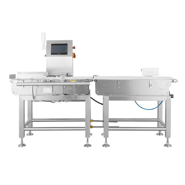 Automatic Conveyor Belt Food Scale Check Weigher With Rejector System Combined Convey Belt Checkweigher for Food