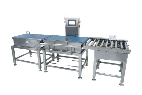 SHANAN Conveyor Weight Checker: Automatic Stop, Air Blast, Pneumatic Push Rod