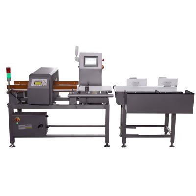 China Waterproof Combo Online Checkweigher And Metal Detector Machine Stable , ± 0.1g Accuracy for sale