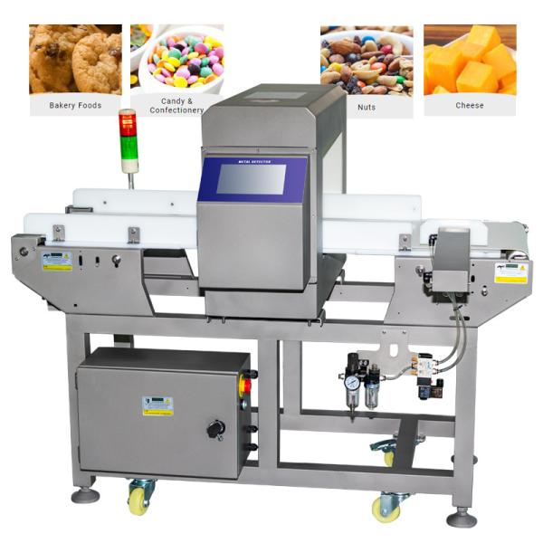 High Precision Conveyor Type Metal Detector Meat Candy Dessert Metal Detector Sensitivity Food Industry