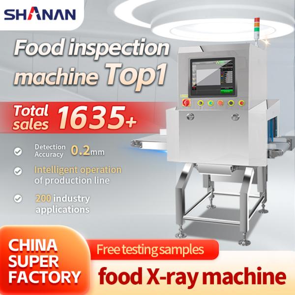 Safety Detector Machine Food Inspection X Ray Machine For Food Industry Foreign Object Detection