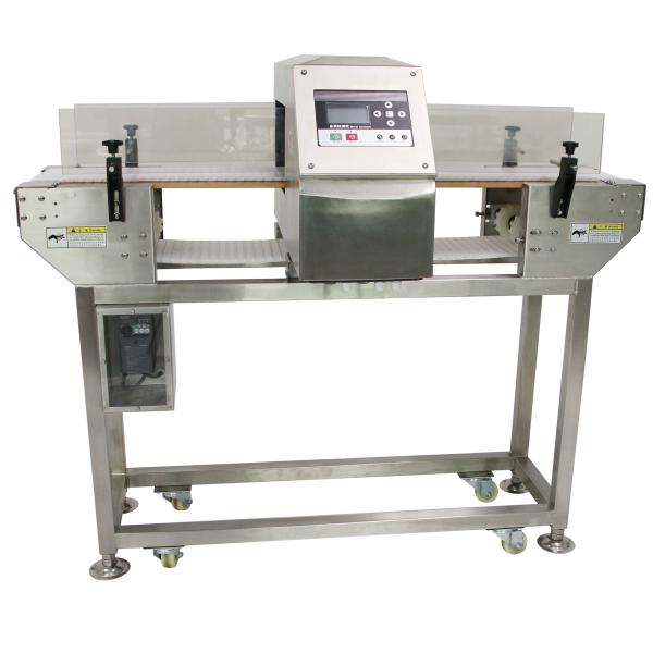 Industrial Food Grade Metal Detector SUS 304 With Long Conveyor Belt