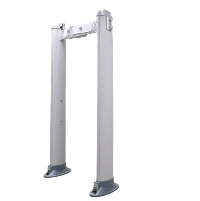 China 33 Zone Walk Through Metal Detector Gate Column Shape With 355 Levels Sensitivity for sale