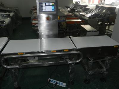 China Combined Automatic Checkweigher And Metal Detector With Light / Sound Alarm for sale