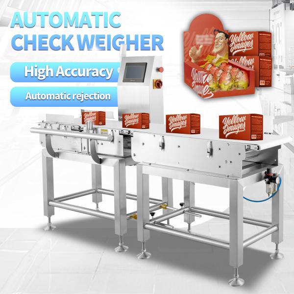 Waterproof Inline Conveyor Belt High Speed Checkweigher SUS304 weight sorting machine