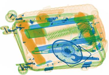 Conveyor airport X Ray Baggage Inspection System , 100 - 160kv Airport Luggage Scanner