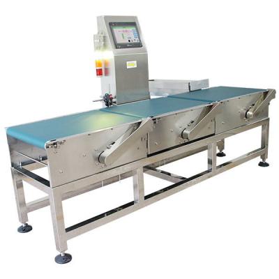 China Precision Stainless Still Conveyor Weight Checker For Weighting And Sorting Foods for sale
