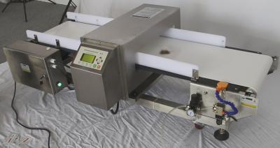 China Máquinas del análisis de alimentos de los detectores de metales del transportador de correa del PVC/de la PU, ferroso, no ferrosas, SUS 304 en venta