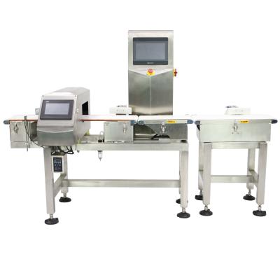 China Industry High Sensitivity Metal Detector Checkweigher Machine For Food Industry for sale