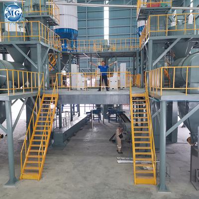 China Stable Simple Dry Mortar Mixer 440V Putty Powder Mixing Plant for sale