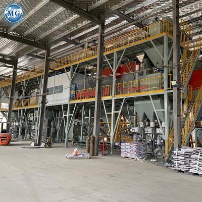 China Wall Putty Tile Glue Mixing Machine Dry Mortar Batching And Packing Plant for sale