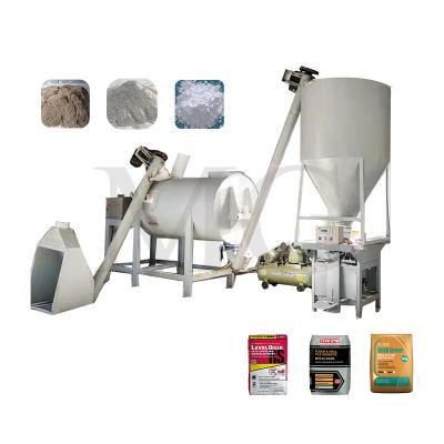 China Factory Sale Dry Mix Powder Mortar Plant Sand Cement Mixer Wall Putty Ceramic Tile Adhesive Making Machine en venta