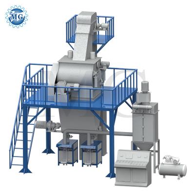 China Máquina de fabricación de adhesivo de baldosas de cerámica de masilla de pared de cemento de planta de mezcla seca de ahorro de energía en venta