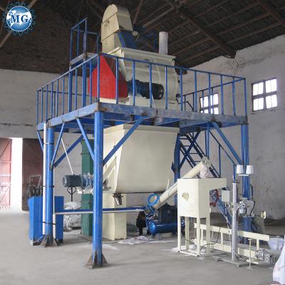 China Multilayer Filter Dry Mortar Machine 45kw PLC Controlled 0.6m³/Min for sale