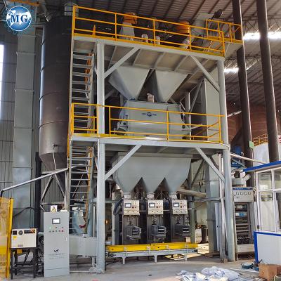 China Full Automatic Dry Mortar Production Line Tile Adhesive Plaster Powder Mixing for sale
