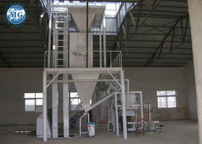 China High Efficiency Dry Mortar Machine Customized Color With Duoble Shaft Paddle for sale