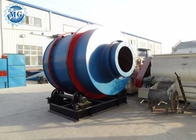 China Small Sand Rotary Dryer Customized Color Job Site Industrial Drying Equipment for sale