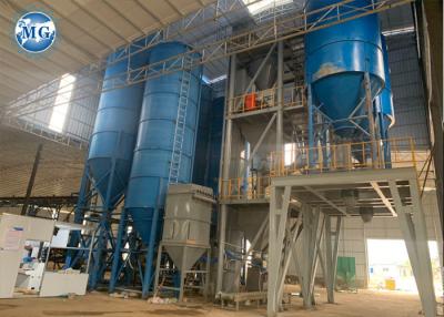 China Automatic Dry Mortar Production Line For Skim Coat And Wall Putty Customized Color for sale