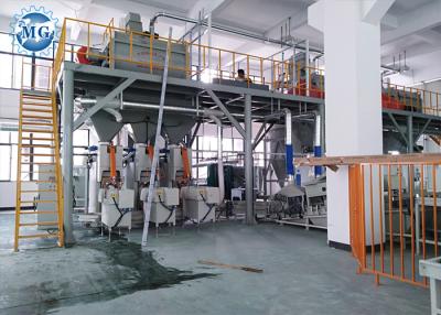 China Stable Performance Dry Mortar Production Line 220V - 440V Voltage Ground Level Installation for sale