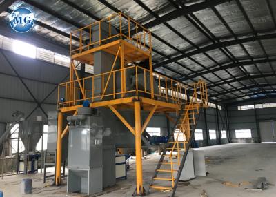 China Industrial Semi Automatic Dry Mix Plant 8 - 10m3/H Capacity 24 Months Warranty for sale