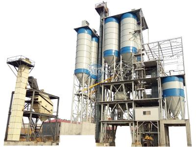 China Efficient Dry Mortar Production Line For Sand Raw Materials Electricity Powered for sale