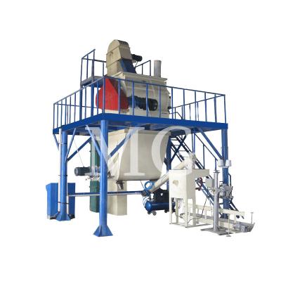 China Energy Saving 6-8T/H Dry Mortar Plant Adhesive Putty Making Machine for sale