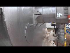 MG 10-12T/H three cylinder rotary sand dryer working video installed in Kazakhstan
