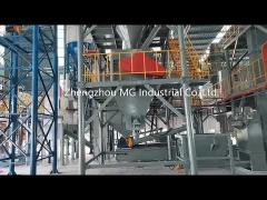 MG full automatic dry mortar plant with thermal insulation mortar plant installed in Malaysia