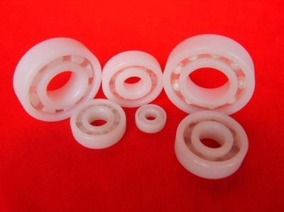 China PP Plastic Plain Bearings Anti - Acid And Anti - Alkali 80HRC Hardness for sale