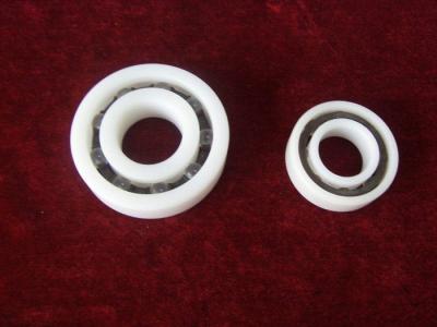 China PTFE PVDF Plastic Ball Bearings Corrosion Preventive With Ceramic Or Stainless Balls for sale