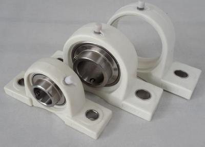 China PBT Housing Plastic Pillow Block Bearing With POM , HDPE , PP , UPE , PTFE , PEEK for sale