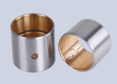 China Tin Lead Bronze Alloy CuSn4Pb24 Bi Metal Bearings Carbon Steel HB 45-70 for sale