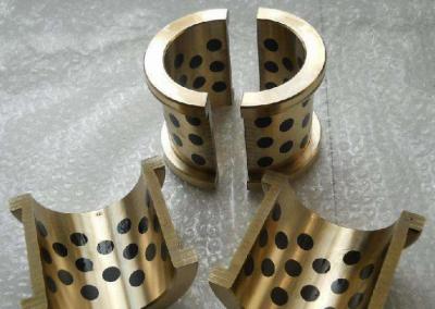 China O cilindro flangeou os rolamentos de bronze do molde com as tomadas contínuas do lubrificante à venda